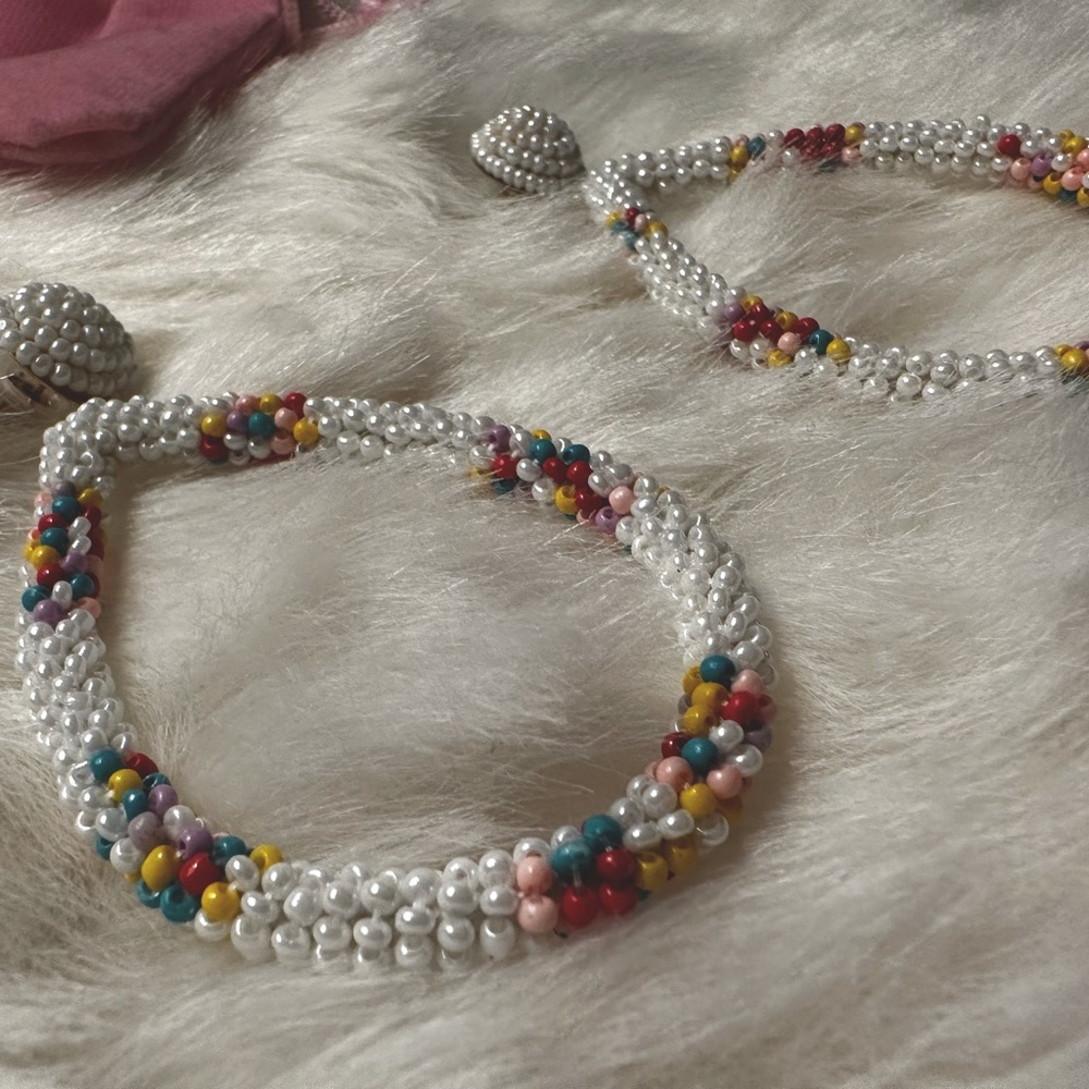 FRANCESCAS BEADED DANGLE EARRINGS